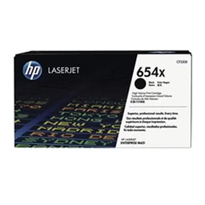 HP 654X High Yield Black Original LaserJet Toner Cartridge (CF330X)