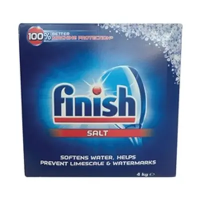 Finish Dishwasher Salt Box 4kg (Pack of 4) 3227616