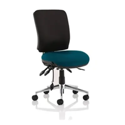 Chiro Medium Back Bespoke Colour Seat Maringa Teal No Arms