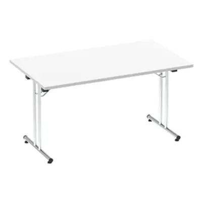 Impulse 1400mm Folding Rectangular Table White Top