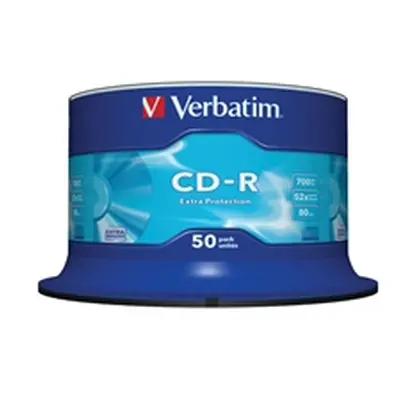 Verbatim CD-R 700MB/80minutes 52X Spindle (50 Pack)