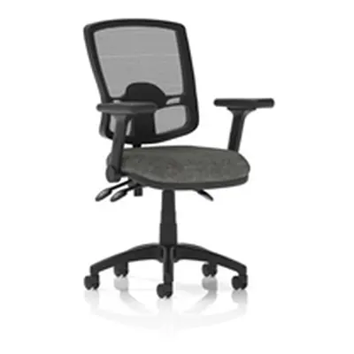 Eclipse Plus III Deluxe Mesh Back Charcoal Seat Adjustable Arms