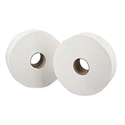 Mini Jumbo White 2-Ply Toilet Roll 150m (Pack of 12) J26150NDS