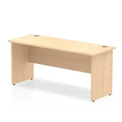 Impulse 1600/600 Rectangle Panel End Leg Desk Maple - MI002474