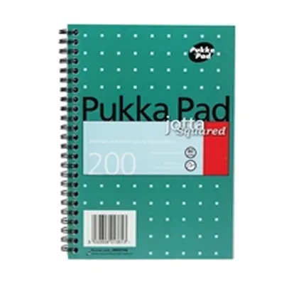 Pukka Pad Square Wirebound Metallic Jotta Notepad 200 Pages - JM021SQ