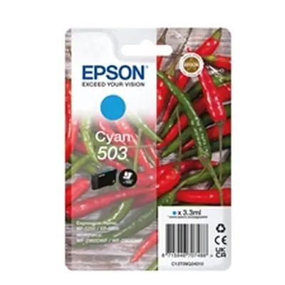 Epson 503 Ink Cartridge Chilli Cyan C13T09Q24010