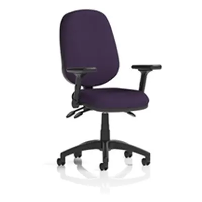 Eclipse Plus III Operator Chair Tansy Purple Adjustable Folding Arms