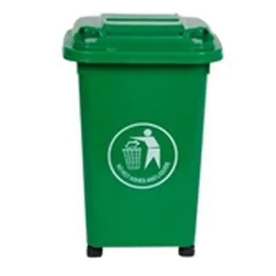 Wheelie Bin; 30L; 30% Recycled Polyethylene; Green