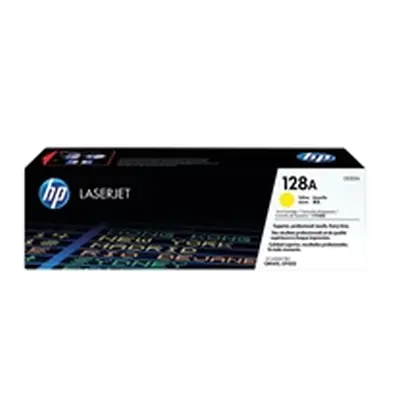 HP 128A Yellow Original LaserJet Toner Cartridge (CE322A)