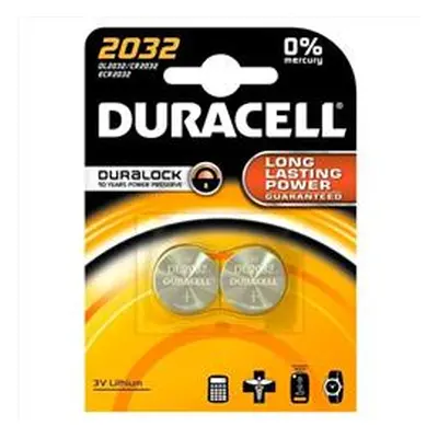 Duracell Lithium Battery Pack of 2 - DL2032B2