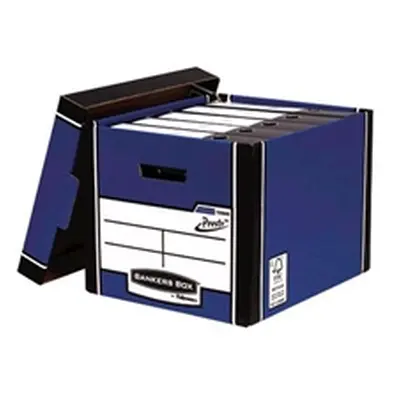 Bankers Box Premium Storage Box Classic FSC Blue & White 726 Pack 12