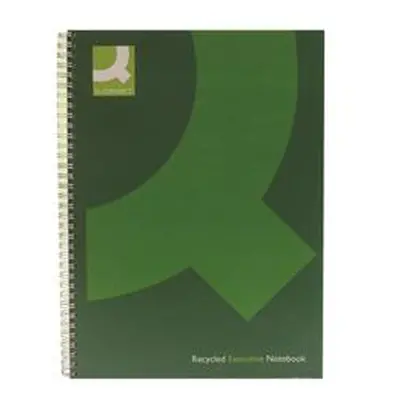 Q-Connect Recycled Wirebound Notebook 160pp A4 Pk3 KF03731