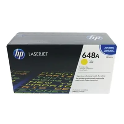 HP 648A Yellow Original LaserJet Toner Cartridge (CE262A)