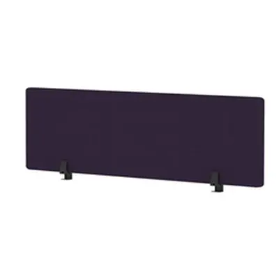 Air Desktop Screen 1400x400mm Bespoke Tansy Purple Fabric