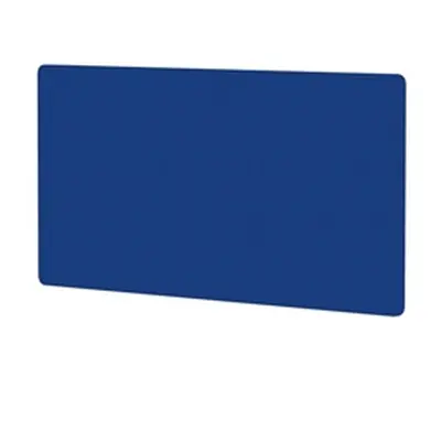 Air Screen for Back-to-Back Desk 1600x800mm Bespoke Stevia Blue Fabric