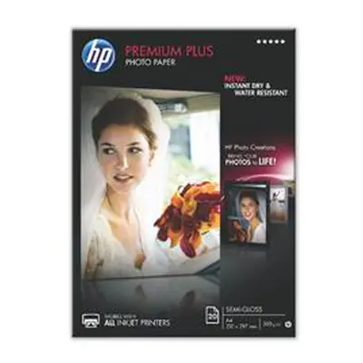 HP White A4 Premium Semi-Glossy Photo Paper (20 Pack)