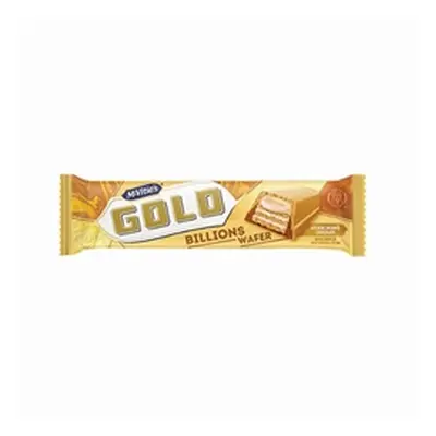 Mcvities Gold Billions Chocolate Wafer Bar 39.5g (Pack of 24) 45093