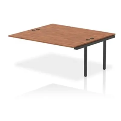 Impulse Bench B2B Ext Kit 1800 Black Frame Office Bench Desk Walnut