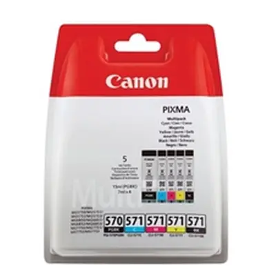 Canon PGI-570/CLI-571 Inkjet Cartridges Multipack PGBK/C/M/Y/K