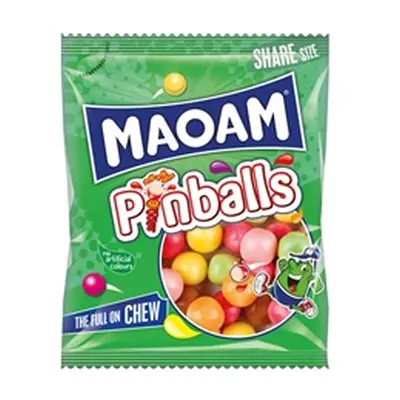 Haribo Maoam Pinballs Share Bag 140g (Pack of 14) 540140