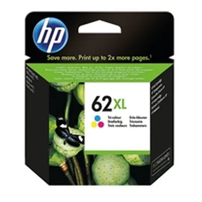 HP 62XL High Yield Tri-colour Original Ink Cartridge (C2P07AE)