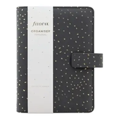 Filofax Confetti Personal Organiser Charcoal 028722