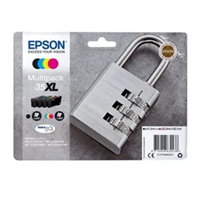 Epson 35XL Ink Cartridge Ultra High Yield Multipack Padlock CMYK