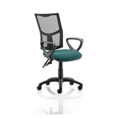 Eclipse II Lever Task Operator Chair Black Mesh Back With - KCUP1023