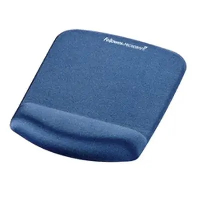 Fellowes PlushTouch Mousepad Wrist Support Blue - 9287302