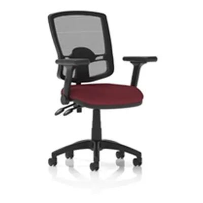 Eclipse Plus II Operator Chair Mesh Back Seat Chilli Adjustable Arms