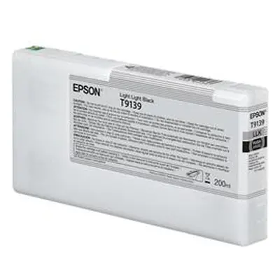 Epson UltraChrome T9139 (200ml) Light Light Black Ink - C13T913900