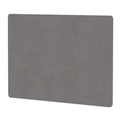 Air Screen for Back-to-Back Desk 1200x800mm Grey Fabric