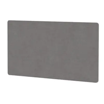 Air Screen for Back-to-Back Desk 1600x800mm Grey Fabric