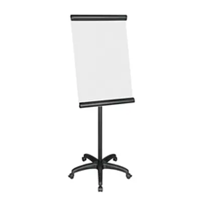 Bi-Office Frameless Mobile Flipchart Easel 900x600mm