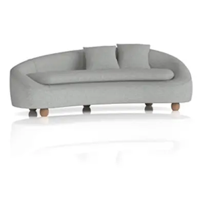 Mimi 3 Seater Curved Sofa Boucle Fabric