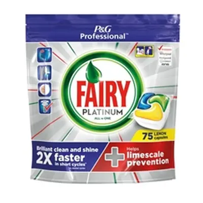 Fairy Platinum Original Dishwasher Capsules (Pack of 75) 8001090215512