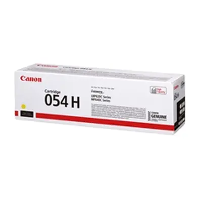 Canon 054H Toner Cartridge High Yield Yellow 3025C002