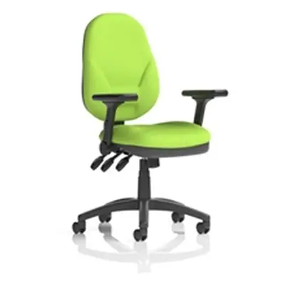 Eclipse Plus XL Operator Chair Myrrh Green Adjustable Folding Arms