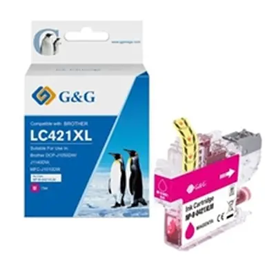 Alpa-Cartridge Compatible Brother LC421XLM Magenta Ink Cartridge