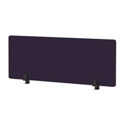 Air Desktop Screen 1200x400mm Bespoke Tansy Purple Fabric