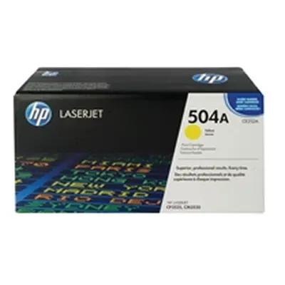 HP 504A Yellow Original LaserJet Toner Cartridge (CE252A)