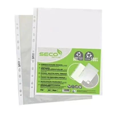 Stewart Superior Eco Biodegradable Punched Pocket A4 (50 Pack) PP80