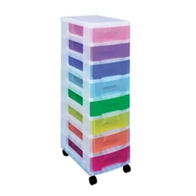 Really Useful Storage Tower Polypropylene 8x7L Drawers - DT1007