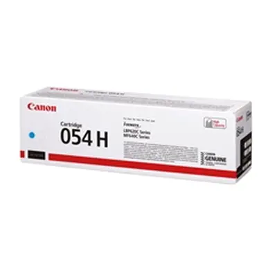 Canon 054H Toner Cartridge High Yield Cyan 3027C002