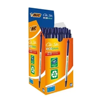 Bic Ecolutions Clic Stic Ball Pen Recycled Retractable - 8806892