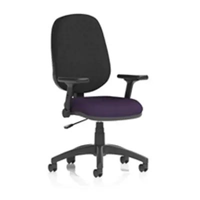 Eclipse Plus I Operator Chair Tansy Purple Adjustable Folding Arms