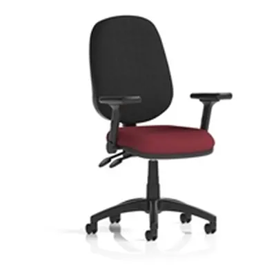 Eclipse Plus II Operator Chair Ginseng Chilli Adjustable Folding Arms