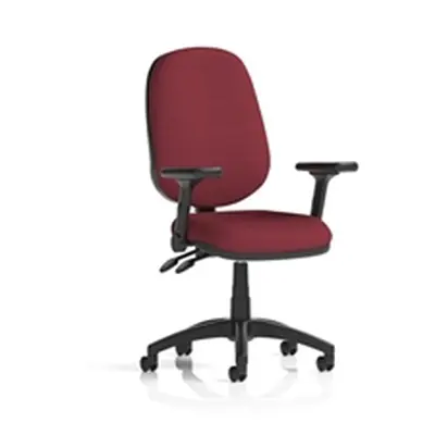 Eclipse Plus II Operator Chair Ginseng Chilli Adjustable Folding Arms