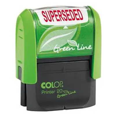 Colop Green Line (38mm x 14mm) Word Stamp SUPERSEDED Red - C144837SUP