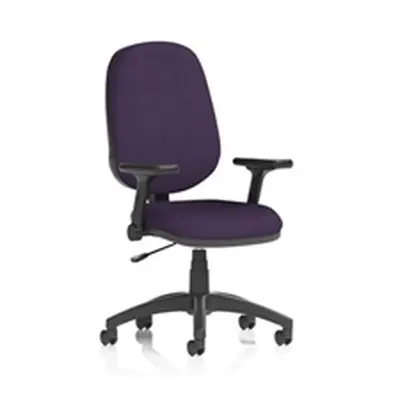 Eclipse Plus I Operator Chair Tansy Purple Adjustable Folding Arms